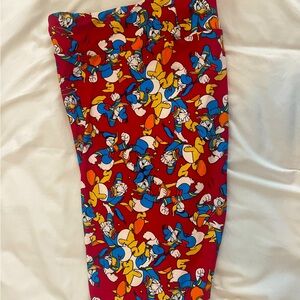 LuLaRoe Tall and curvy leggings-Disney Donald Duck